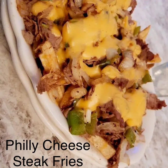 Philly Cheese Steak Loaded Fries